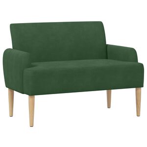vidaXL Love seat &mu;&epsilon; &kappa;&omicron;&upsilon;&mu;&pi;&iota;ά &Tau;&zeta;&alpha;&gamma;&kappa;&omicron;&upsilon;ά&rho; &Pi;&rho;ά&sigma;&iota;&nu;&omicron; 116 x 67 x 81 &epsilon;&kappa;