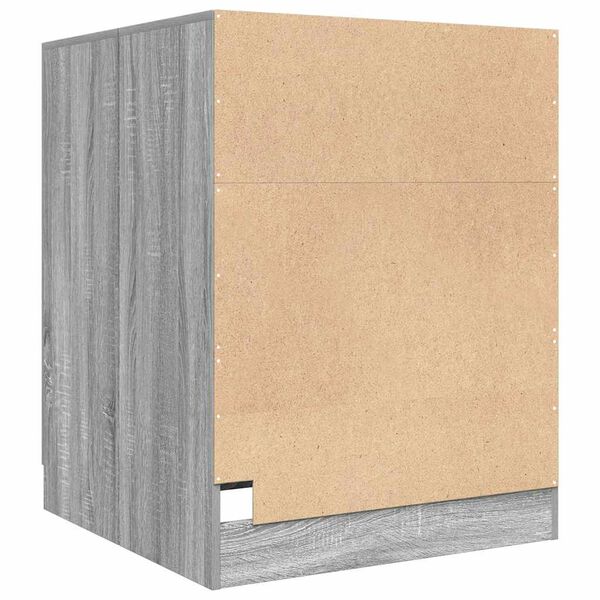 vidaXL Ντουλάπι Πλυντηρίου Γκρι Sonoma 71 x 71,5 x 91,5 εκ.