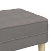 vidaXL παγκάκι Taupe 113 x 57 x 39 εκ. ύφασμα