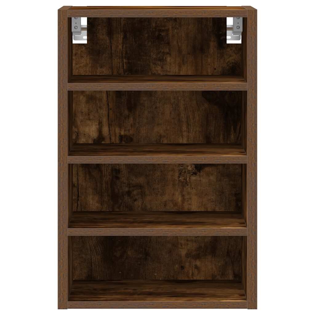 vidaXL κρεμαστό ντουλάπι Riga καπνιστή δρυς 40x29,5x60 cm