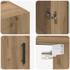 vidaXL Ντουλάπια Τοίχου 2 pcs artisan δρυς 69.5 x 34 x 90 εκ.