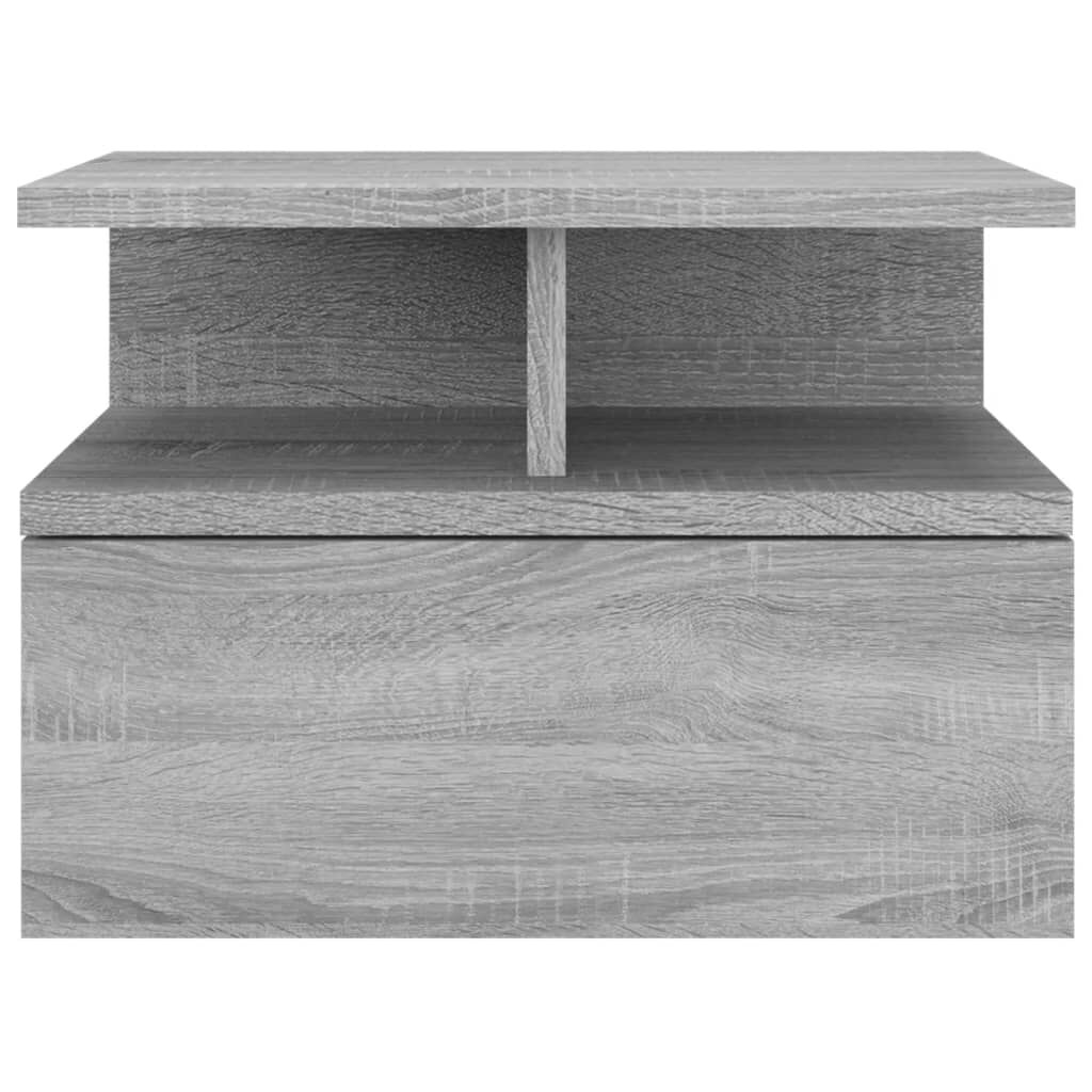 vidaXL Κομοδίνο Κρεμαστό Γκρι Sonoma 40x31x27 εκ. Επεξεργασμένο Ξύλο