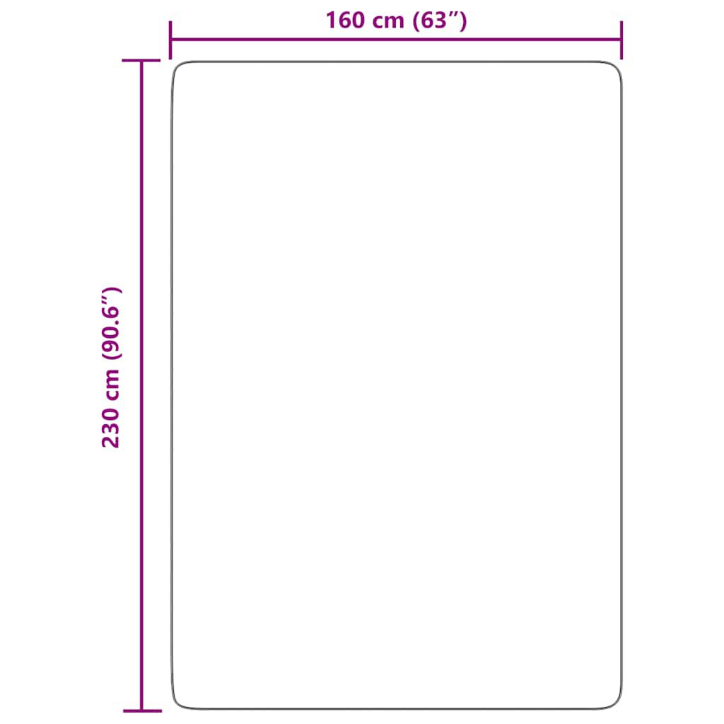 vidaXL Χαλί Shaggy με Ψηλό Πέλος NAVARRA Ασημί Γκρι 160x230 εκ.