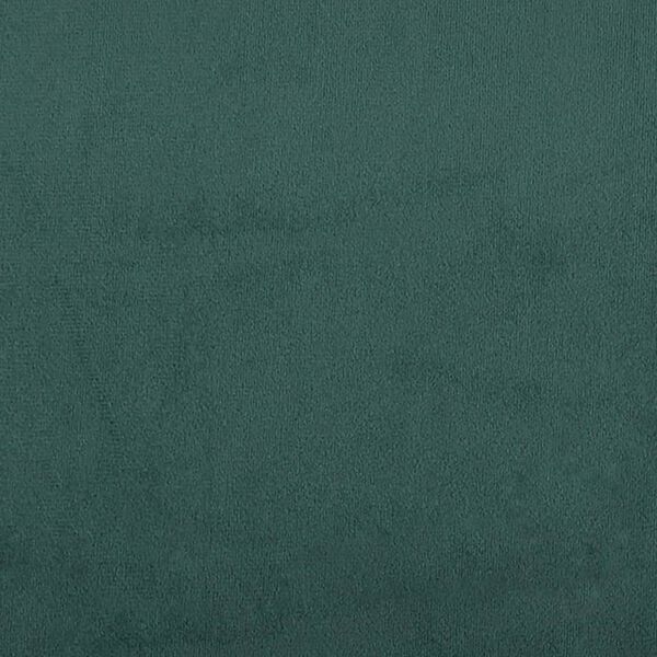 vidaXL Κρεβάτι Boxspring με Στρώμα Σκούρο Πράσινο 120x200εκ. Βελούδινο