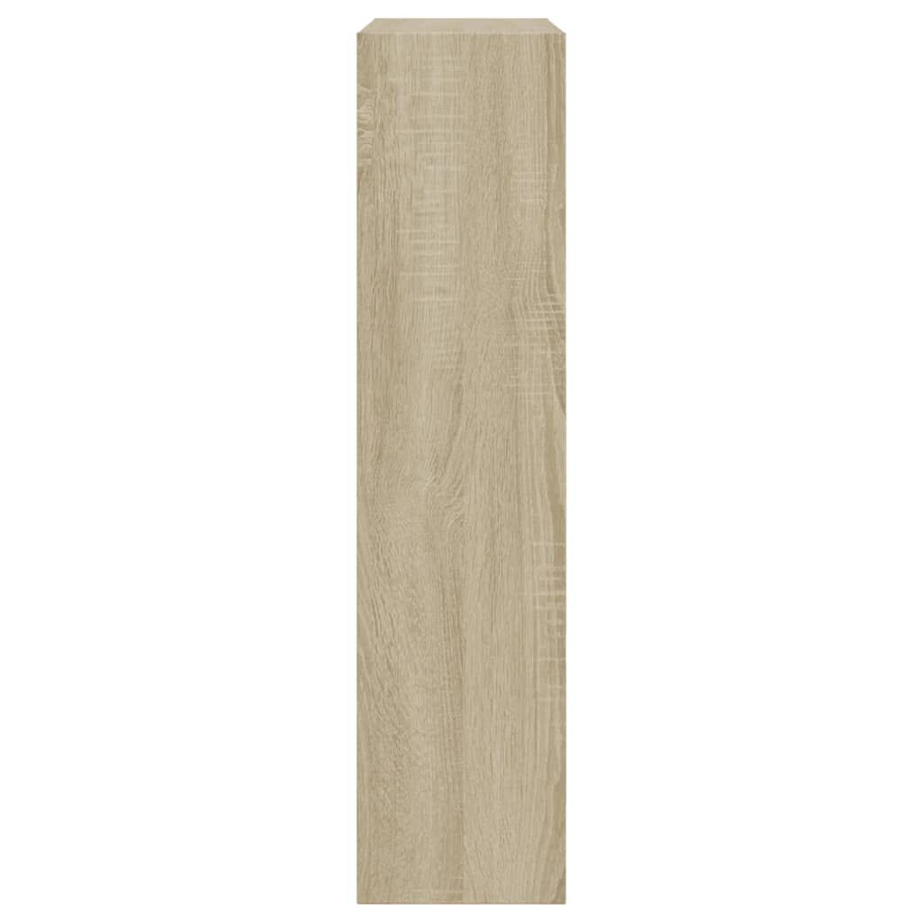 vidaXL Παπουτσοθήκη Sonoma Δρυς 60x21x87,5 εκ. από Επεξεργασμένο Ξύλο