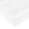 vidaXL Οθωμανικό κρεβάτι με στρώμα Λευκό 140x190cm Faux Leather