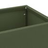 vidaXL Σχέδιο & βάση αποθήκευσης Ελιά 15.5 x 15.5 x 49 εκ Ατσάλι