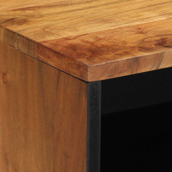vidaXL Ντουλάπα Τηλεόρασης Καφέ 80 x 31.5 x 46 cm Μασίφ ξύλο ακακίας
