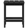 vidaXL Πλευρικό Τραπέζι Adirondack Μαύρο 38 x 38 x 46 εκ. HDPE