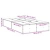 vidaXL Σκελετός Κρεβατιού Γκρι sonoma 120 x 200 cm Επεξεργασμένο ξύλο