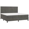 vidaXL &Kappa;&rho;&epsilon;&beta;ά&tau;&iota; Boxspring &mu;&epsilon; &Sigma;&tau;&rho;ώ&mu;&alpha; &Sigma;&kappa;&omicron;ύ&rho;&omicron; &Gamma;&kappa;&rho;&iota; 200x200 &epsilon;&kappa;. &Beta;&epsilon;&lambda;&omicron;ύ&delta;&iota;&nu;&omicron;