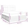 vidaXL &Kappa;&rho;&epsilon;&beta;ά&tau;&iota; Boxspring &mu;&epsilon; &Sigma;&tau;&rho;ώ&mu;&alpha; &Mu;&pi;&lambda;&epsilon; 200x200 &epsilon;&kappa;. &Beta;&epsilon;&lambda;&omicron;ύ&delta;&iota;&nu;&omicron;