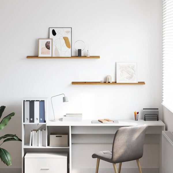 vidaXL &Rho;ά&phi;&iota; &Tau;&omicron;ί&chi;&omicron;&upsilon; 2 pcs &Mu;&pi;&epsilon;&zeta; 100 x 9 x 3 cm &Epsilon;&pi;&epsilon;&xi;&epsilon;&rho;&gamma;&alpha;&sigma;&mu;έ&nu;&omicron; &xi;ύ&lambda;&omicron;