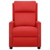 vidaXL Πολυθρόνα Μασάζ Ανακλινόμενη Κόκκινη Συνθετικό Δέρμα