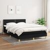 vidaXL &Kappa;&rho;&epsilon;&beta;ά&tau;&iota; Boxspring &mu;&epsilon; &Sigma;&tau;&rho;ώ&mu;&alpha; &Mu;&alpha;ύ&rho;&omicron; 140x200 &epsilon;&kappa;. &Upsilon;&phi;&alpha;&sigma;&mu;ά&tau;&iota;&nu;&omicron;