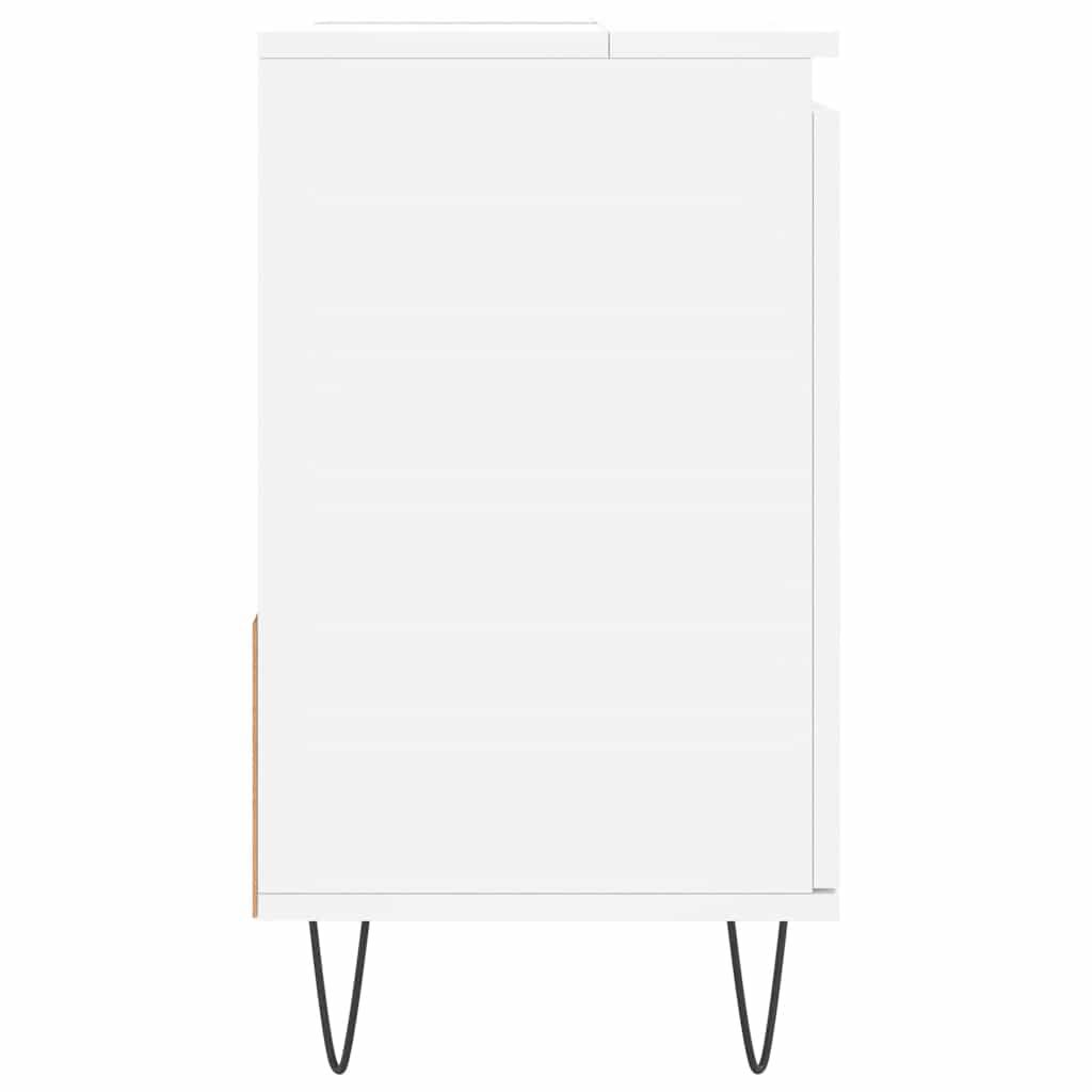 vidaXL Ντουλάπι Μπάνιου Λευκό 65 x 33 x 60 εκ. από Επεξεργασμένο Ξύλο