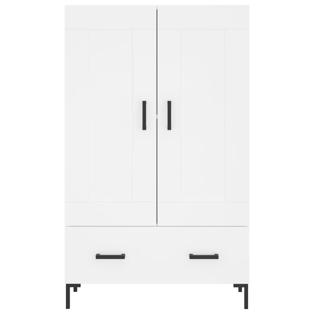 vidaXL Ντουλάπα Λευκή 69,5 x 31 x 115 εκ. από Επεξεργασμένο Ξύλο