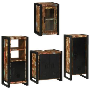 vidaXL &Sigma;&epsilon;&tau; &Epsilon;&pi;ί&pi;&lambda;&omega;&nu; &Mu;&pi;ά&nu;&iota;&omicron;&upsilon; 4 &tau;&mu;&chi;. &Pi;&omicron;&lambda;ύ&chi;&rho;&omega;&mu;&omicron; 55 x 35 x 60 &epsilon;&kappa;.