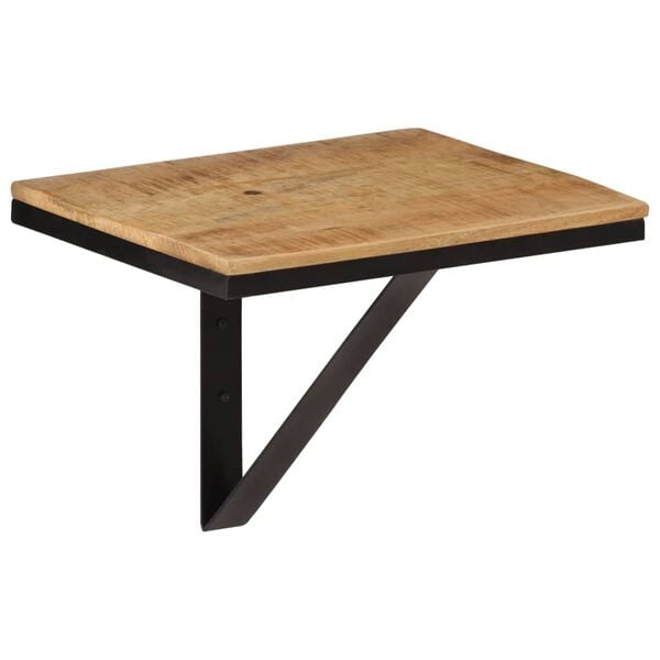 vidaXL Ράφι Τοίχου 40x30x32 εκ. Μασίφ Ξύλο Μάνγκο και Σίδερο