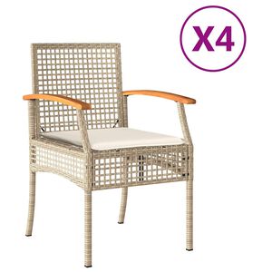 vidaXL &Kappa;&alpha;&rho;έ&kappa;&lambda;&epsilon;&sigmaf; &Kappa;ή&pi;&omicron;&upsilon; 4 &tau;&epsilon;&mu;. &Mu;&pi;&epsilon;&zeta; &Sigma;&upsilon;&nu;&theta;. &Rho;&alpha;&tau;ά&nu;/&Xi;ύ&lambda;&omicron; &Alpha;&kappa;&alpha;&kappa;ί&alpha;&sigmaf;+&Mu;&alpha;&xi;&iota;&lambda;ά&rho;&iota;&alpha;
