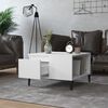 vidaXL Τραπεζάκι Σαλονιού Λευκό 55x55x36,5 εκ. από Επεξεργασμένο Ξύλο