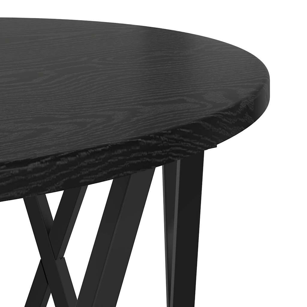 vidaXL Κομοδίνο Μονάδας 3 pcs Μαύρη δρυς 53 x 53 x 40 cm