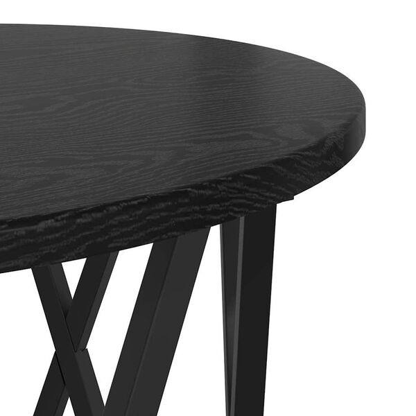 vidaXL Κομοδίνο Μονάδας 3 pcs Μαύρη δρυς 53 x 53 x 40 cm