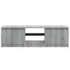 vidaXL Έπιπλο Τηλεόρασης με LED Γκρι Sonoma 120x30x36 εκ.
