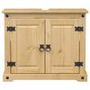 vidaXL Ντουλάπι Μπάνιου Corona 73x33x60 εκ. από Μασίφ Ξύλο Πεύκου