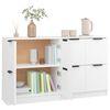 vidaXL Ντουλάπια 2 τεμ. άσπρο 60x30x70 εκ. Επεξεργασμένο Ξύλο