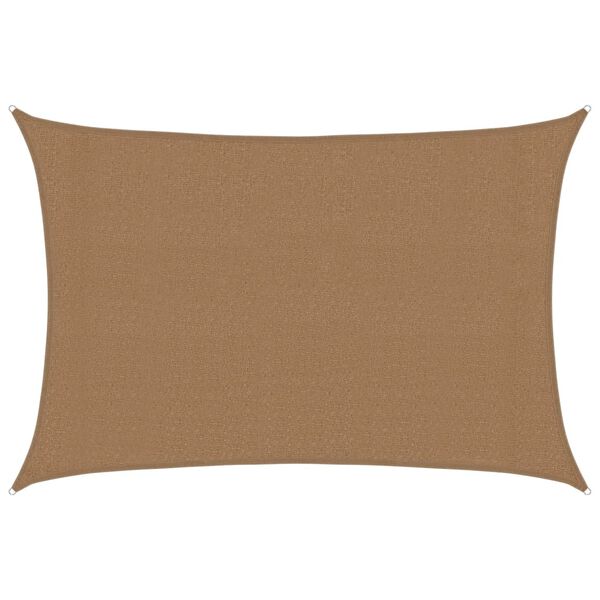 vidaXL Πανί Σκίασης Taupe 3 x 4 μ. από HDPE 160 γρ./μ²