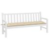 vidaXL Μαξιλάρι Πάγκου Κήπου Μπεζ 180x50x7 εκ. Ύφασμα Oxford