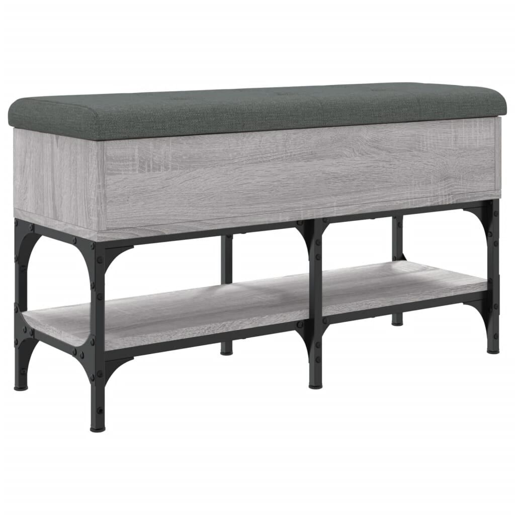 vidaXL Παπουτσοθήκη Γκρι Sonoma 82x32x45 εκ. από Επεξεργασμένο Ξύλο