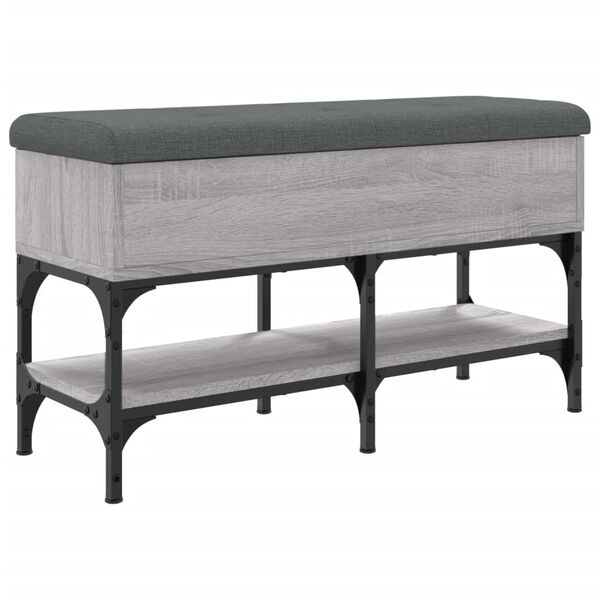 vidaXL Παπουτσοθήκη Γκρι Sonoma 82x32x45 εκ. από Επεξεργασμένο Ξύλο