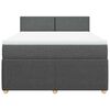 vidaXL &Kappa;&rho;&epsilon;&beta;ά&tau;&iota; Boxspring &mu;&epsilon; &Sigma;&tau;&rho;ώ&mu;&alpha; &Sigma;&kappa;&omicron;ύ&rho;&omicron; &Gamma;&kappa;&rho;&iota; 140x190 &epsilon;&kappa;. &Upsilon;&phi;&alpha;&sigma;&mu;ά&tau;&iota;&nu;&omicron;