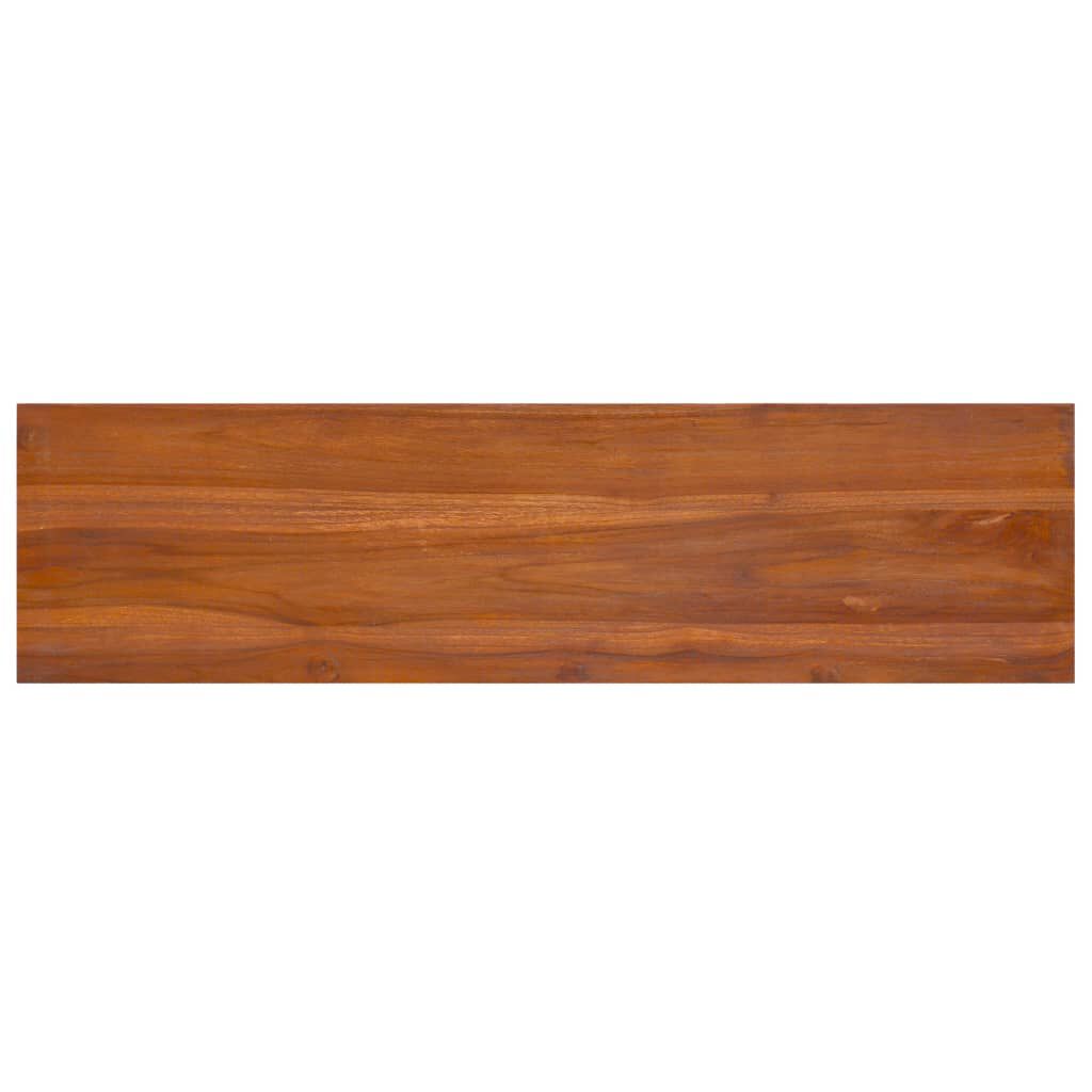 vidaXL Έπιπλο Τηλεόρασης 112 x 30 x 37 εκ. από Μασίφ Ξύλο Teak