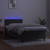 vidaXL &Kappa;&rho;&epsilon;&beta;ά&tau;&iota; Boxspring &mu;&epsilon; &Sigma;&tau;&rho;ώ&mu;&alpha; & LED &Sigma;&kappa;. &Gamma;&kappa;&rho;&iota; 90x190 &epsilon;&kappa;. &Beta;&epsilon;&lambda;&omicron;ύ&delta;&iota;&nu;&omicron;