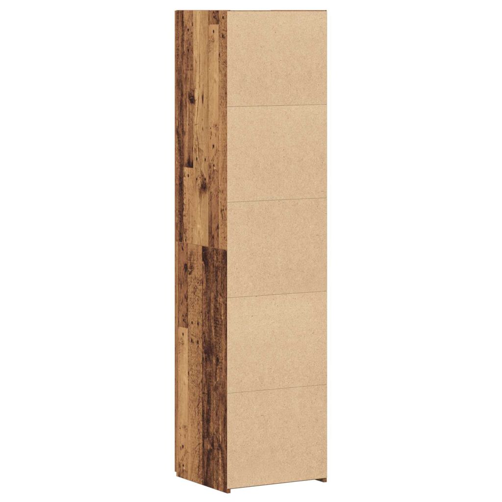 vidaXL Υψηλόμπαρο Φθαρμένο Ξύλο 45x42.5x185 εκ. MDF