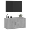 vidaXL Έπιπλα Τηλεόρασης Επιτοίχια Sonoma Δρυς 80x34,5x40 εκ