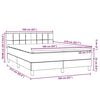 vidaXL &Kappa;&rho;&epsilon;&beta;ά&tau;&iota; Boxspring &mu;&epsilon; &Sigma;&tau;&rho;ώ&mu;&alpha; & LED &Alpha;&nu;&omicron;&iota;&chi;&tau;ό &Gamma;&kappa;&rho;&iota; 160x210 &epsilon;&kappa;. &Beta;&epsilon;&lambda;&omicron;ύ&delta;&iota;&nu;&omicron;