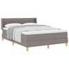 vidaXL &Kappa;&rho;&epsilon;&beta;ά&tau;&iota; &mu;&epsilon; &epsilon;&lambda;&alpha;&tau;ή&rho;&iota;&alpha; &mu;&epsilon; &sigma;&tau;&rho;ώ&mu;&alpha; Taupe 190 x 140 &epsilon;&kappa;&alpha;&tau;&omicron;&sigma;&tau;ά ύ&phi;&alpha;&sigma;&mu;&alpha;