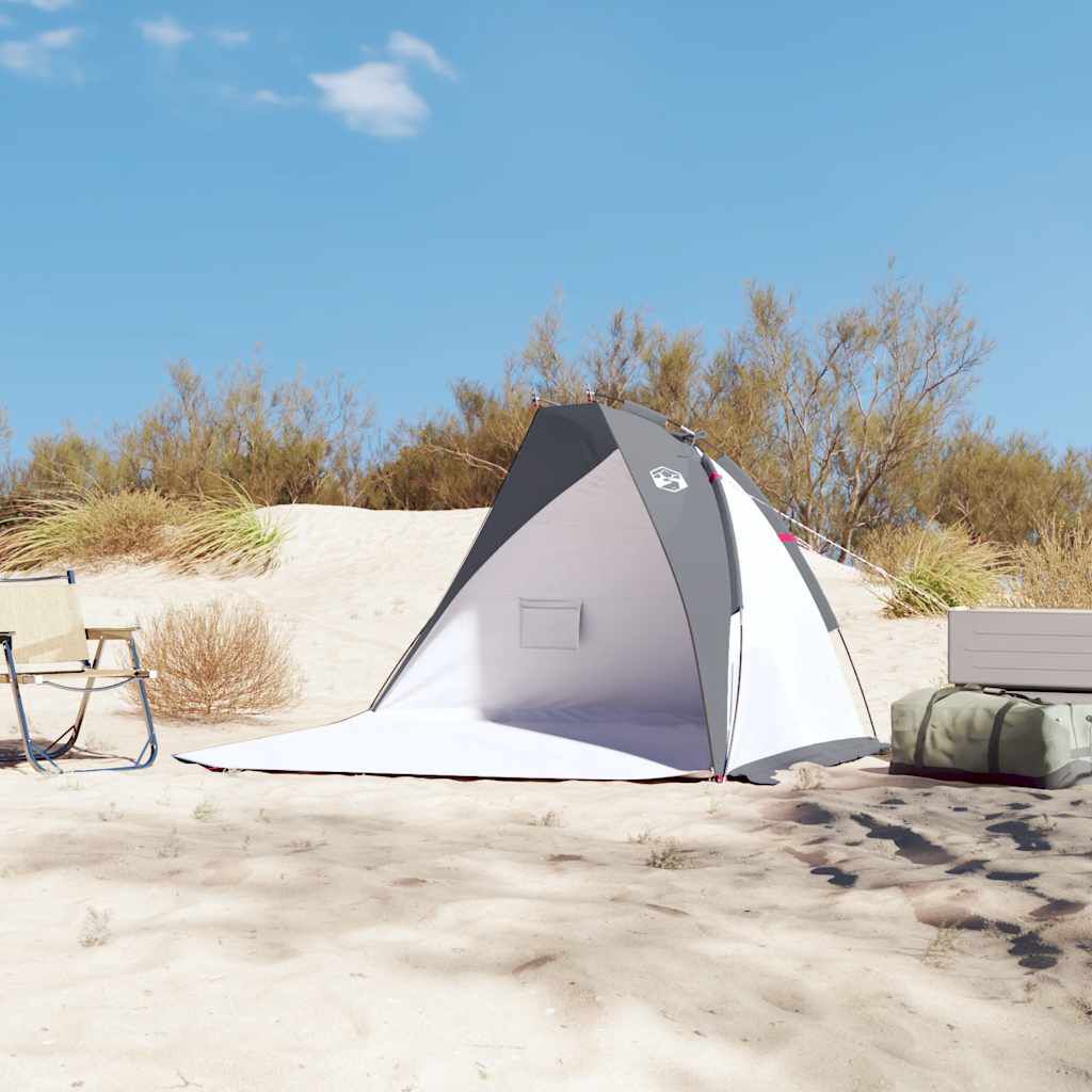 vidaXL Σκηνή Παραλίας Γκρι 268x223x125 εκ. Πολυεστέρας 185T