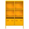 vidaXL Ντουλάπι Μουσταρδί 68x39x103,5 εκ. από Ατσάλι
