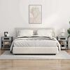 vidaXL Κομοδίνο με Σταθμό Φόρτισης με ράφι 2 pcs Γκρι sonoma