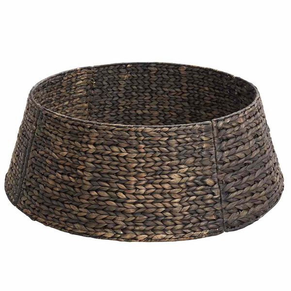 vidaXL Κολάρο Χριστουγεννιάτικου Δέντρου Μαύρο 60 x 60 x 22 εκ