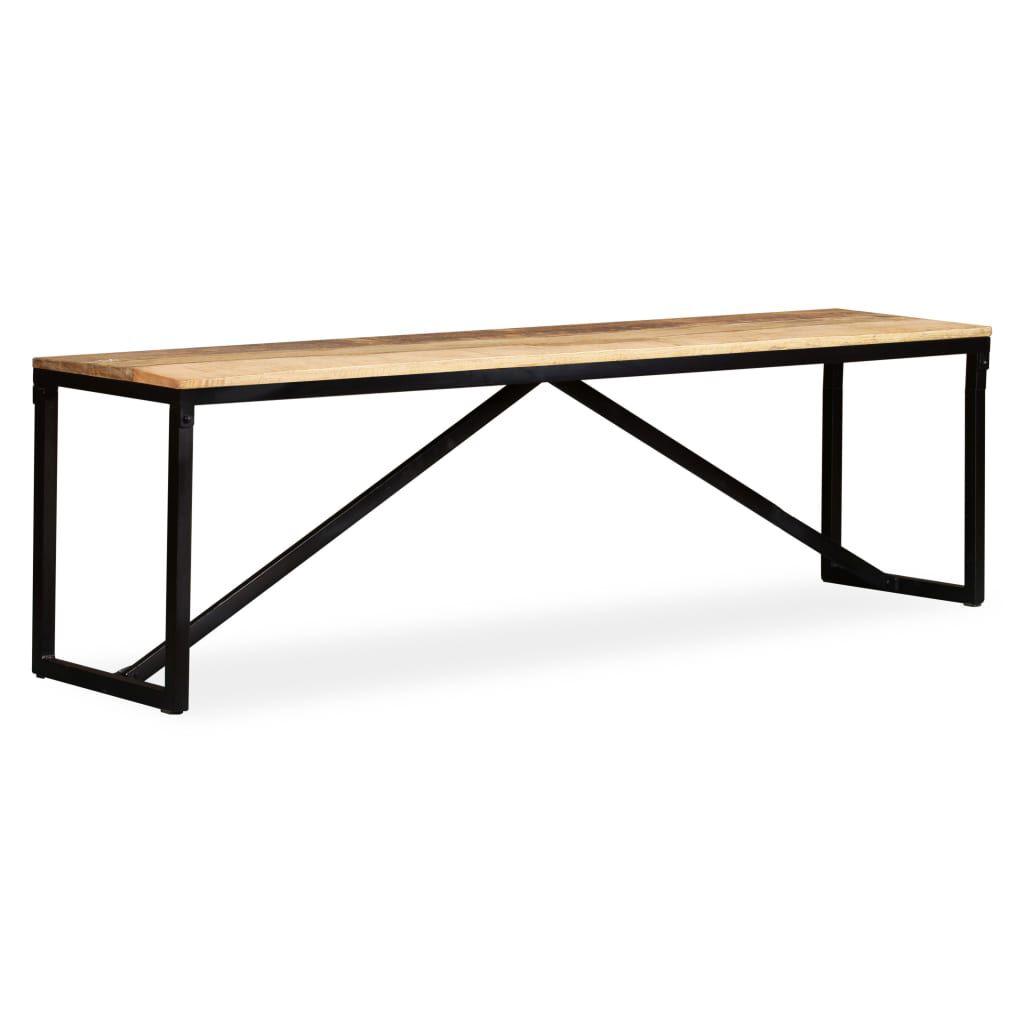 vidaXL Πάγκος 160 x 35 x 45 εκ. από Μασίφ Ξύλο Μάνγκο