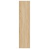 vidaXL Ραφιέρα/Βιβλιοθήκη Sonoma Δρυς 66x30x130 εκ. από Επεξ. Ξύλο