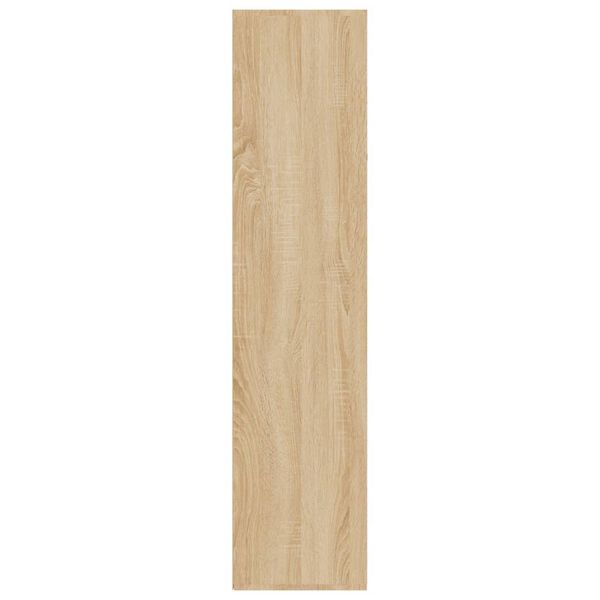 vidaXL Ραφιέρα/Βιβλιοθήκη Sonoma Δρυς 66x30x130 εκ. από Επεξ. Ξύλο
