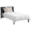 vidaXL Σετ Κουβέρτας με μαξιλάρι 2 pcs Λευκό 140 x 200 cm Πούπουλο