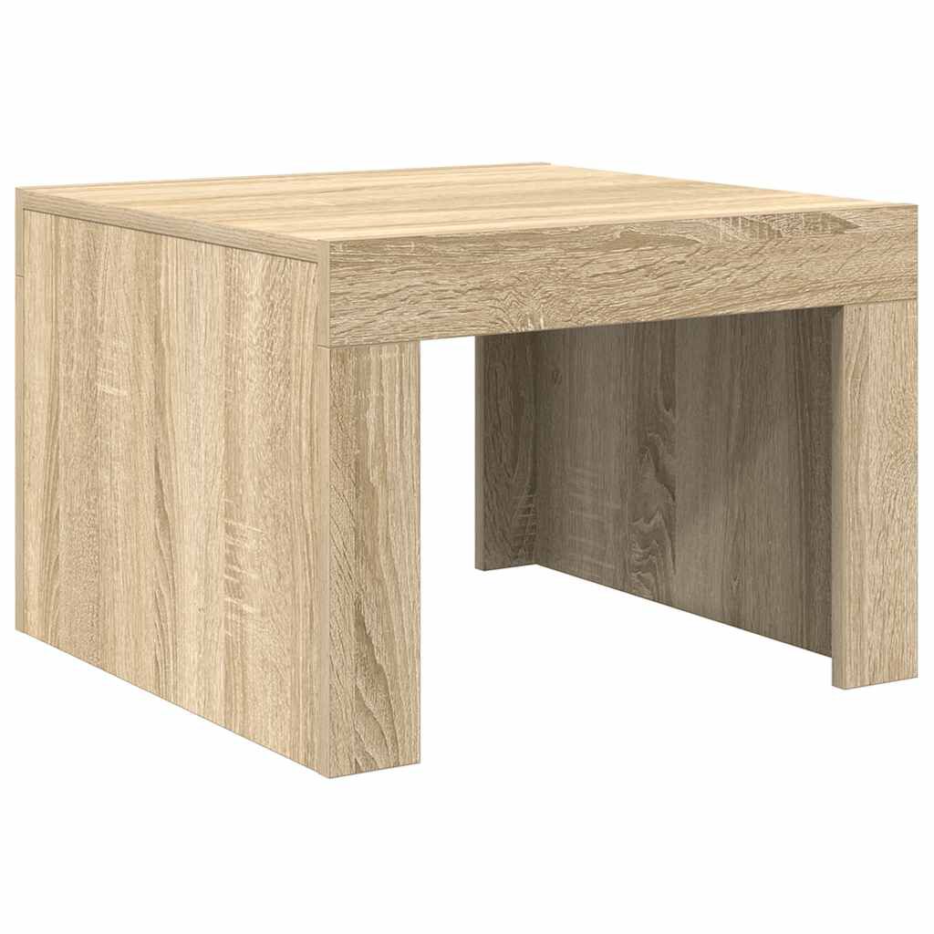 vidaXL Τραπεζάκι Σαλονιού Sonoma Δρυς 50x50x35 εκ. Επεξεργασμένο Ξύλο